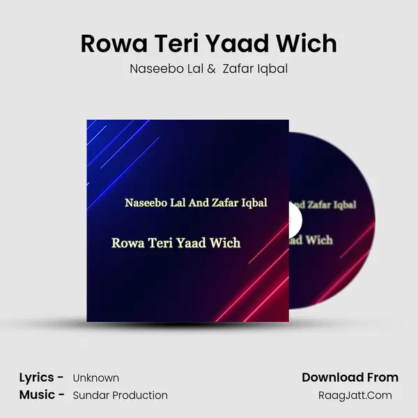 Rowa Teri Yaad Wich Cover