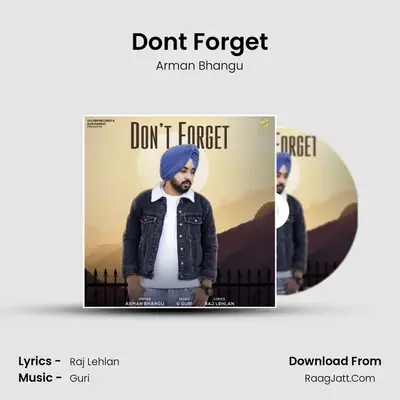 Don't Forget MP3 Song by Arman Bhangu Cover
