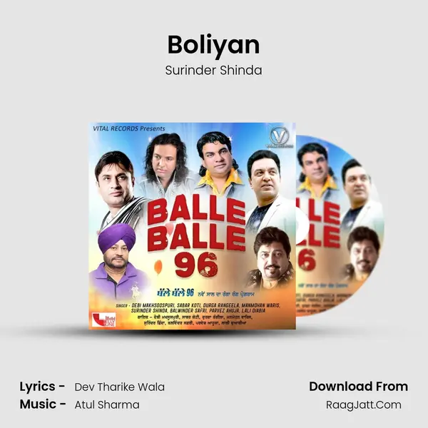 Boliyan MP3 Song by Surinder Shinda Cover