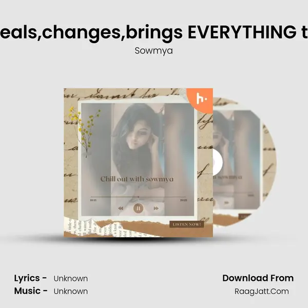 TIME heals,changes,brings EVERYTHING to uâ° MP3 Song by Sowmya Cover