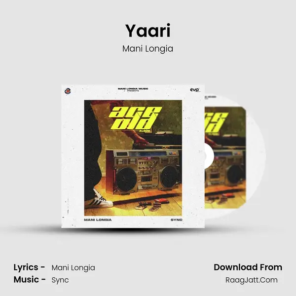 Yaari MP3 Song by Mani Longia Cover