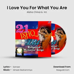 I Love You For What You Are Cover