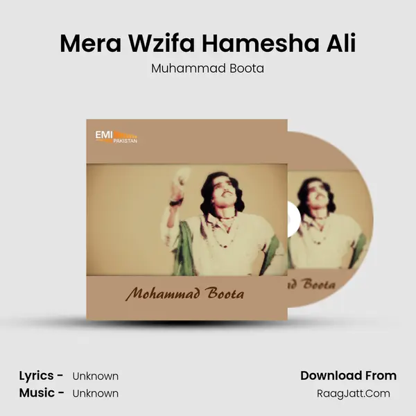 Mera Wzifa Hamesha Ali MP3 Song by Muhammad Boota Cover