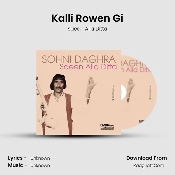 Kalli Rowen Gi MP3 Song by Saeen Alla Ditta Cover