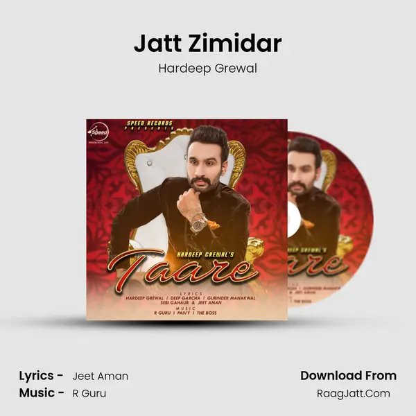 Jatt Zimidar MP3 Song by Hardeep Grewal Cover