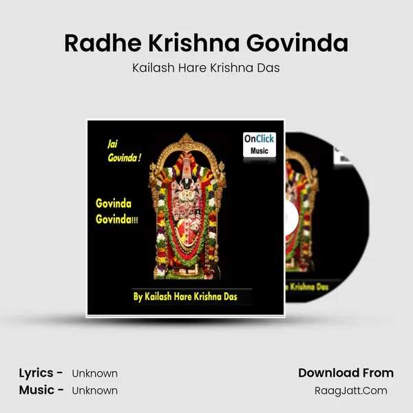 Radhe Krishna Govinda MP3 Song by Kailash Hare Krishna Das Cover