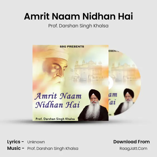 Amrit Naam Nidhan Hai MP3 Song by Prof. Darshan Singh Khalsa Cover