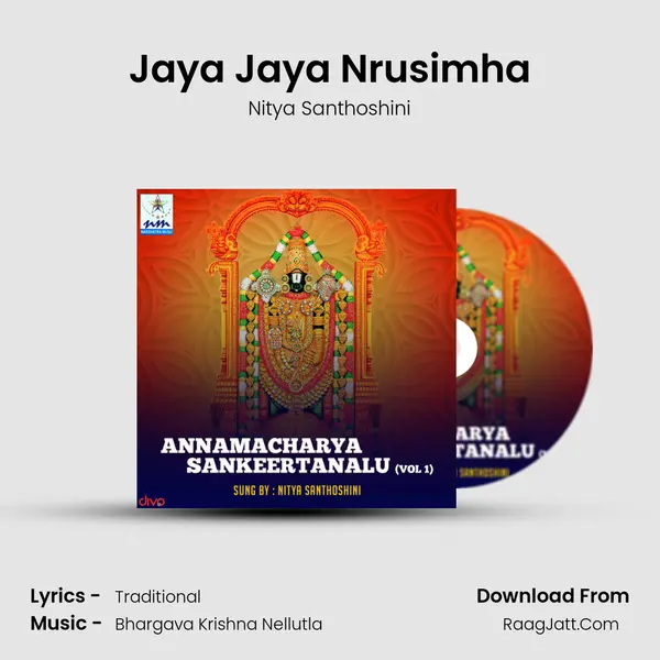 Jaya Jaya Nrusimha MP3 Song by Nitya Santhoshini Cover