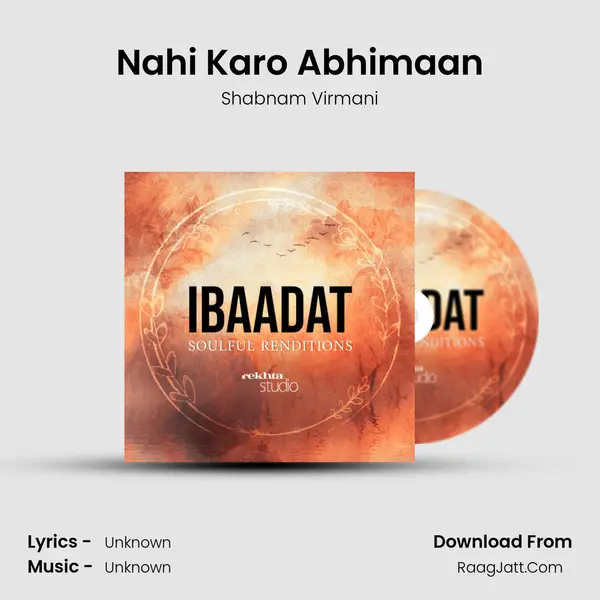 Nahi Karo Abhimaan MP3 Song by Shabnam Virmani Cover