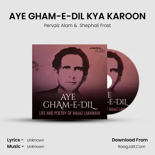 AYE GHAM-E-DIL KYA KAROON MP3 Song by Pervaiz Alam Cover