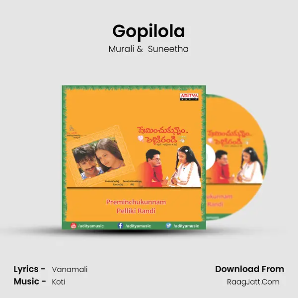 Gopilola MP3 Song by Murali Cover