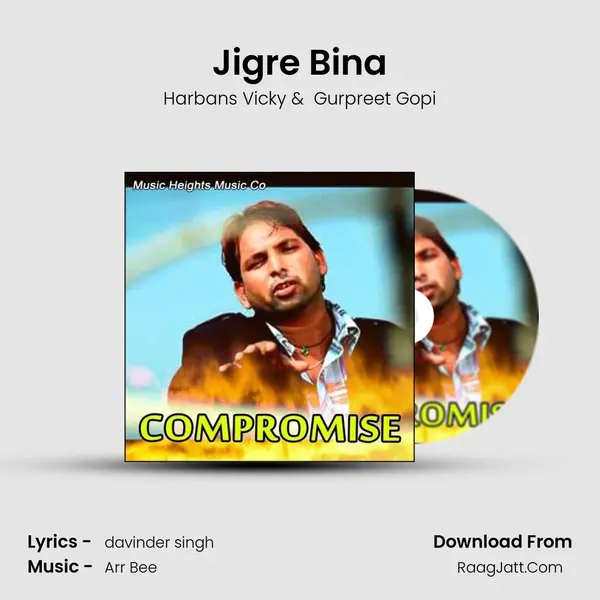 Jigre Bina MP3 Song by Harbans Vicky Cover
