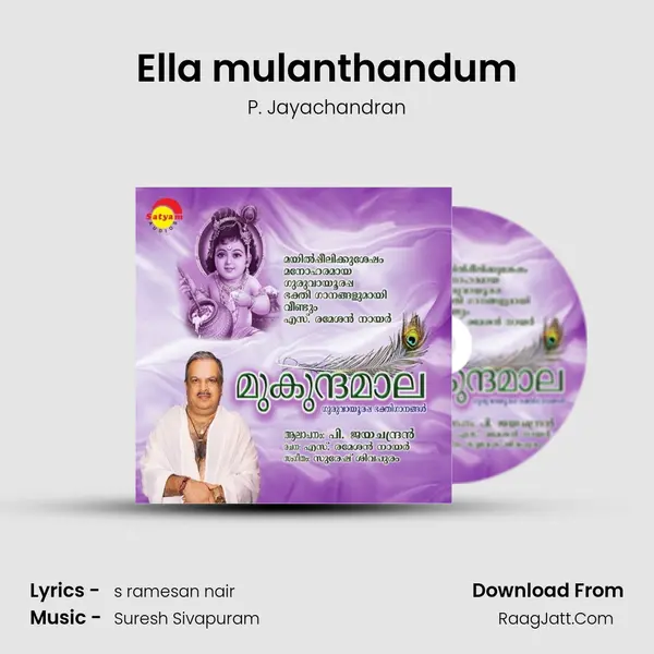 Ella mulanthandum MP3 Song by P. Jayachandran Cover