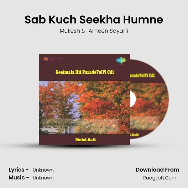 Sab Kuch Seekha Humne MP3 Song by Mukesh Cover