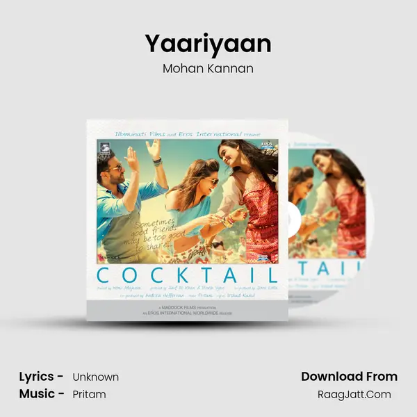 Yaariyaan MP3 Song by Mohan Kannan Cover