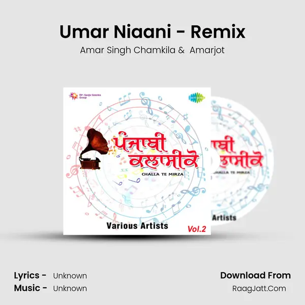 Umar Niaani - Remix MP3 Song by Amar Singh Chamkila Cover