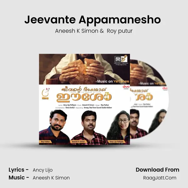 Jeevante Appamanesho (Vocal) MP3 Song by Aneesh K Simon Cover