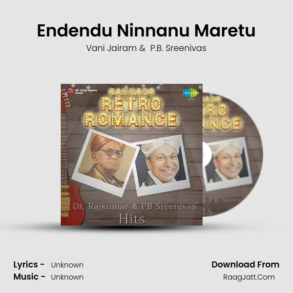 Endendu Ninnanu Maretu Cover