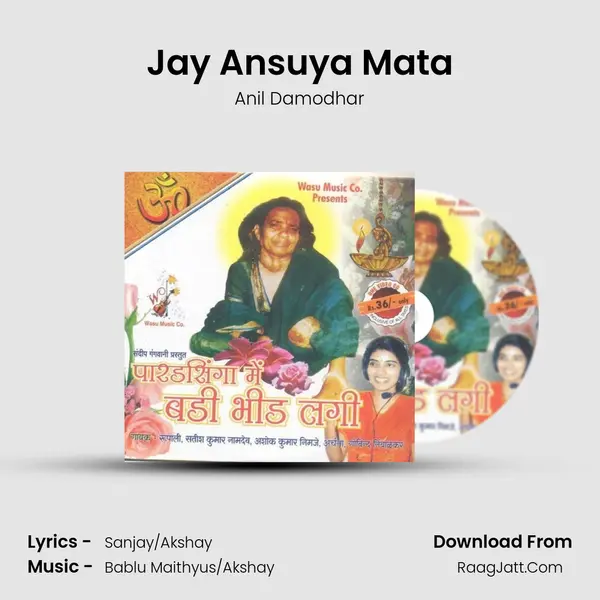 Jay Ansuya Mata MP3 Song by Anil Damodhar Cover