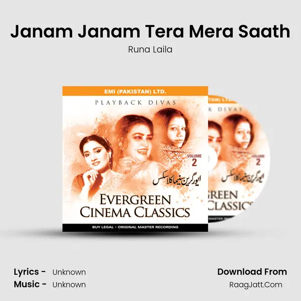 Janam Janam Tera Mera Saath MP3 Song by Runa Laila Cover