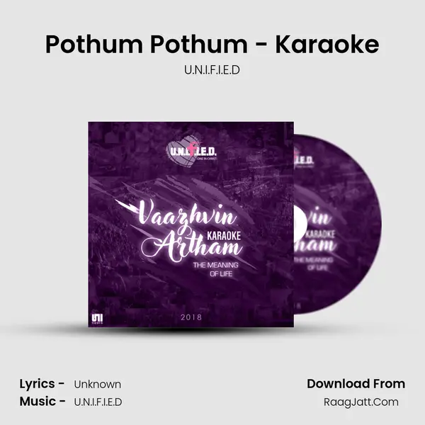Pothum Pothum - Karaoke MP3 Song by U.N.I.F.I.E.D Cover