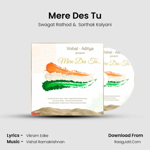 Mere Des Tu MP3 Song by Swagat Rathod Cover