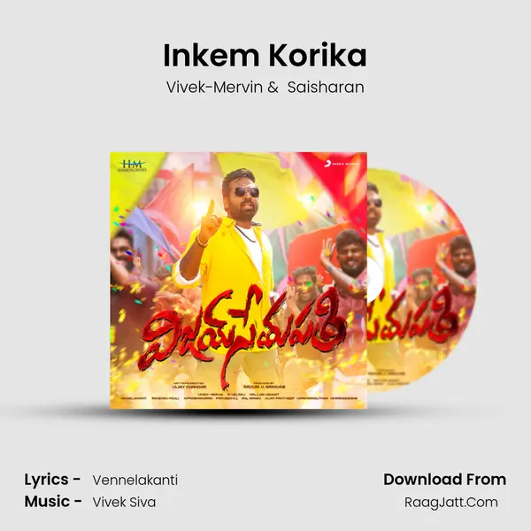 Inkem Korika MP3 Song by Vivek-Mervin Cover