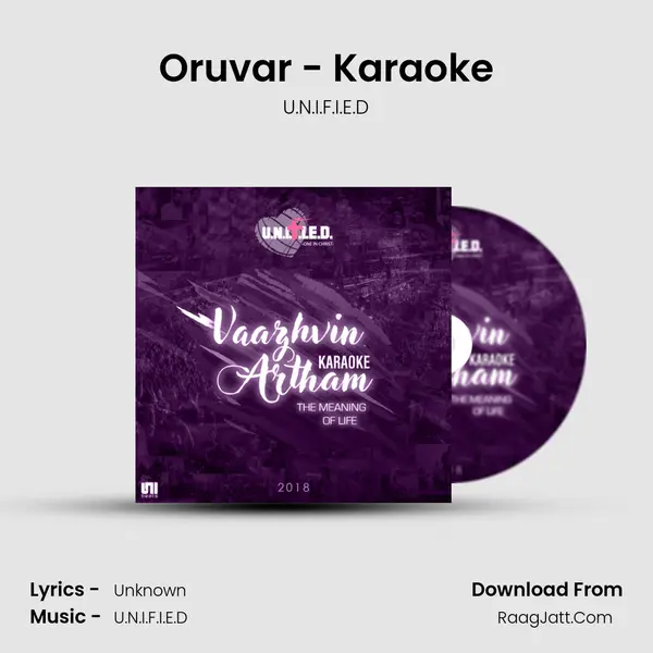 Oruvar - Karaoke MP3 Song by U.N.I.F.I.E.D Cover