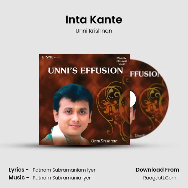 Inta Kante MP3 Song by Unni Krishnan Cover