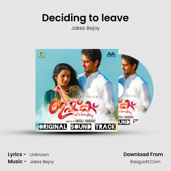 Deciding to leave MP3 Song by Jakes Bejoy Cover