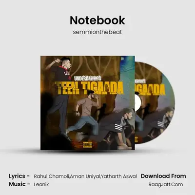 Notebook MP3 Song by semmionthebeat Cover