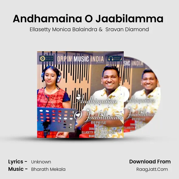 Andhamaina O Jaabilamma (Reprise Version) MP3 Song by Ellasetty Monica Balaindra Cover