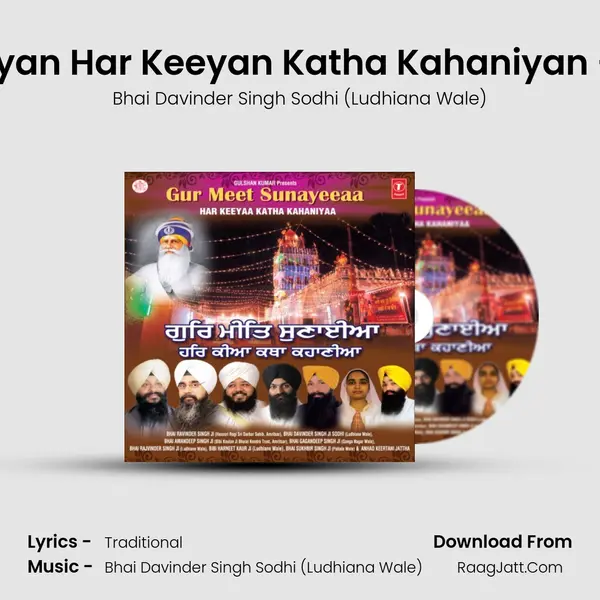 Gur Meet Sunaiyan Har Keeyan Katha Kahaniyan -Vyakhya Sahit MP3 Song by Bhai Davinder Singh Sodhi (Ludhiana Wale) Cover