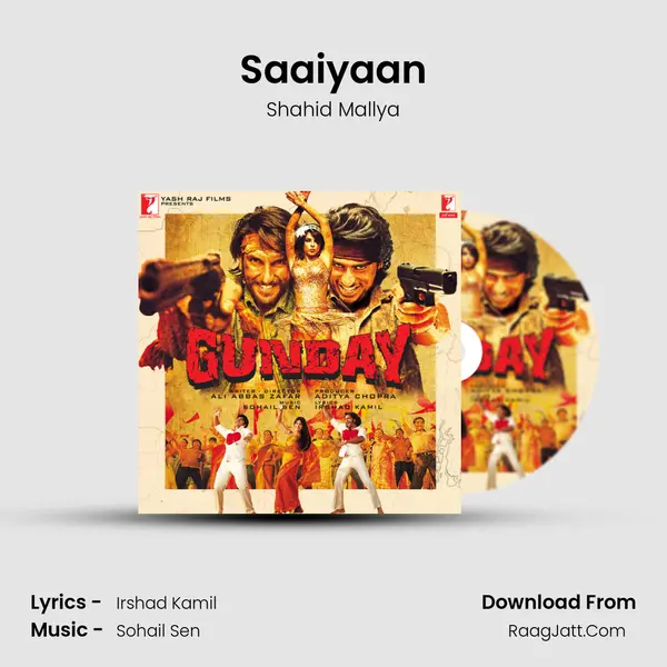 Saaiyaan MP3 Song by Shahid Mallya Cover