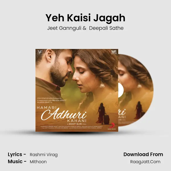Yeh Kaisi Jagah MP3 Song by Jeet Gannguli Cover