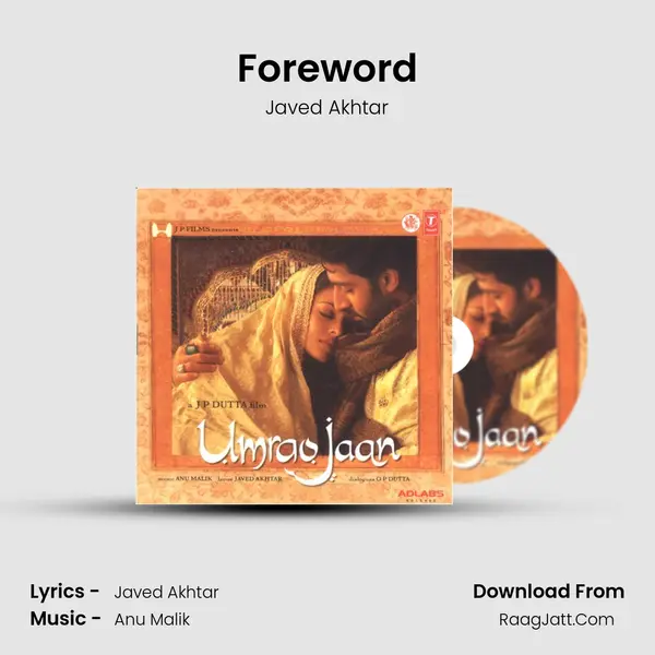 Foreword MP3 Song by Javed Akhtar Cover