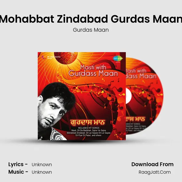 Mohabbat Zindabad Gurdas Maan MP3 Song by Gurdas Maan Cover