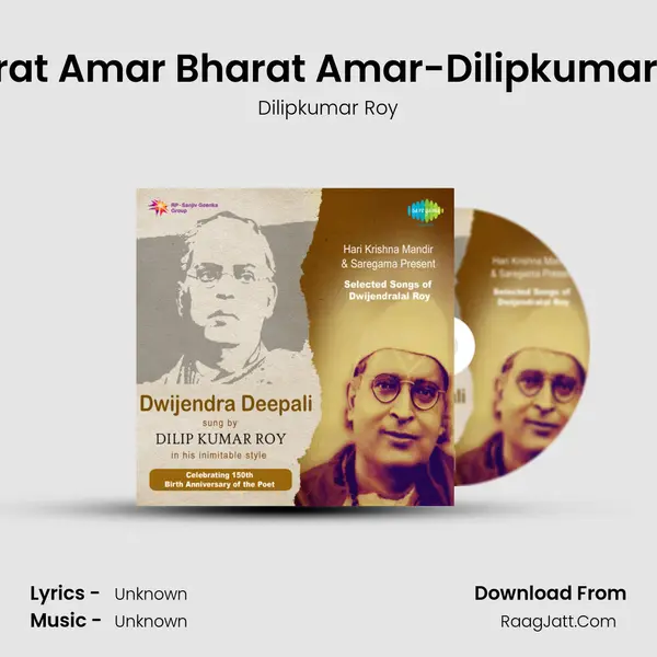 Bharat Amar Bharat Amar-Dilipkumar Roy MP3 Song by Dilipkumar Roy Cover