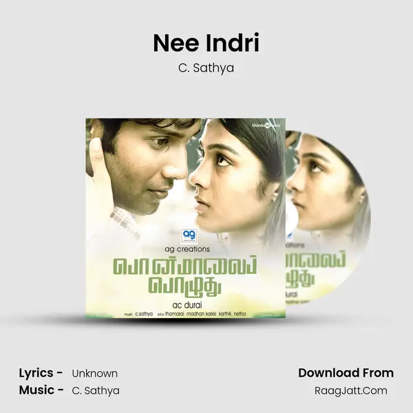 Nee Indri MP3 Song by C. Sathya Cover