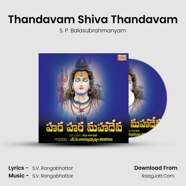 Thandavam Shiva Thandavam MP3 Song by S. P. Balasubrahmanyam Cover