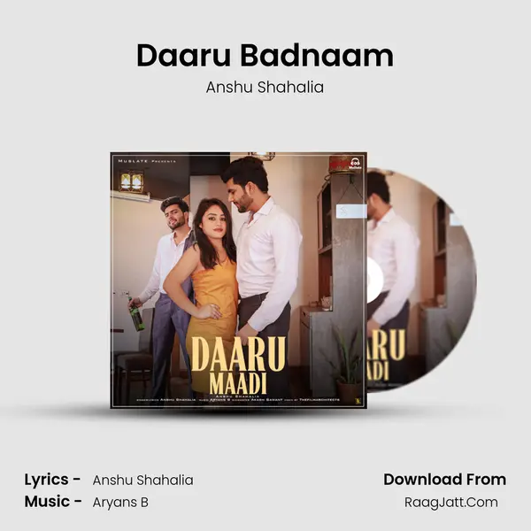 Daaru Badnaam MP3 Song by Anshu Shahalia Cover