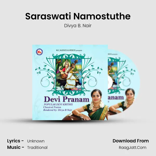 Saraswati Namostuthe MP3 Song by Divya B. Nair Cover