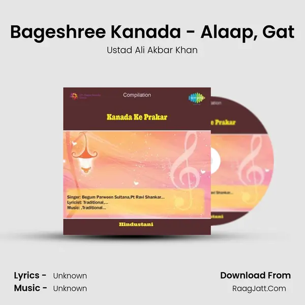 Bageshree Kanada - Alaap, Gat MP3 Song by Ustad Ali Akbar Khan Cover