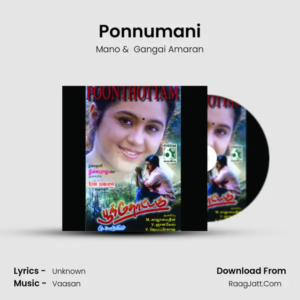 Ponnumani MP3 Song by Mano Cover