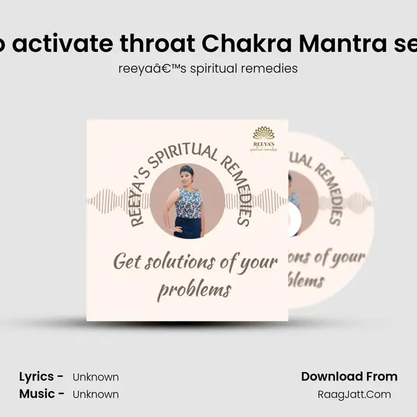 Mantra to activate throat Chakra Mantra series #Ep1 MP3 Song by reeyaâ€™s spiritual remedies Cover