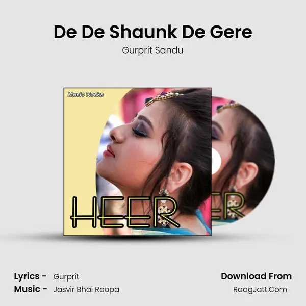 De De Shaunk De Gere MP3 Song by Gurprit Sandu Cover