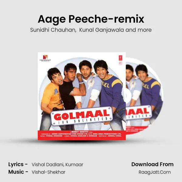 Aage Peeche-remix MP3 Song by Sunidhi Chauhan Cover