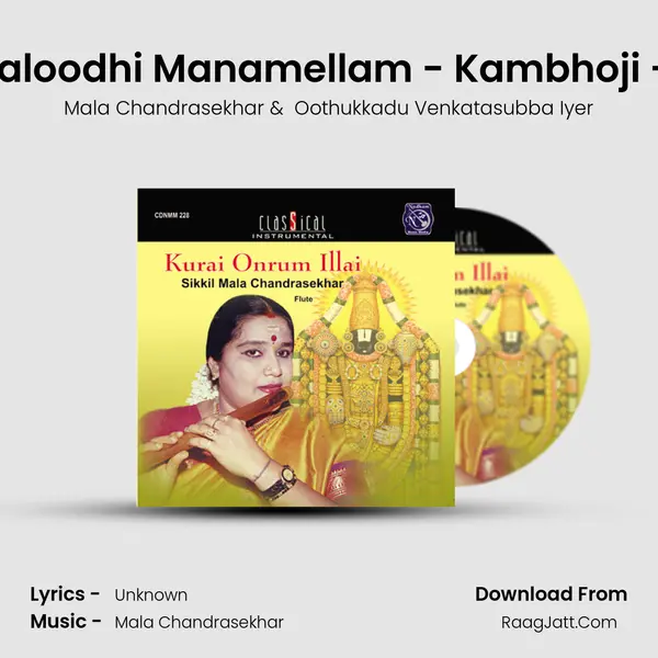 Kuzhaloodhi Manamellam - Kambhoji - Adi (Live) MP3 Song by Mala Chandrasekhar Cover