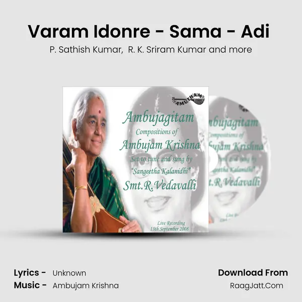 Varam Idonre - Sama - Adi (Live) mp3 song