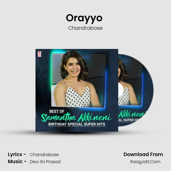 Orayyo (From "Rangasthalam") Cover